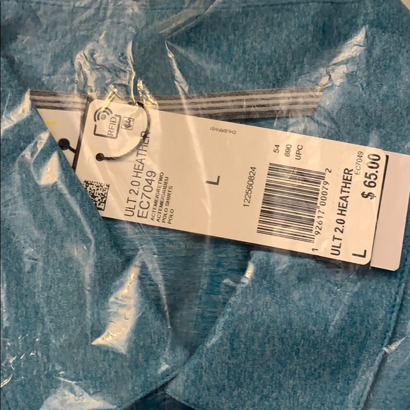 Adidas Ultimate 2.0 Heather Golf Shirt - Picture 2 of 4